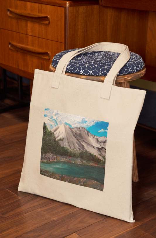 Cotton Mountain Tote Bag