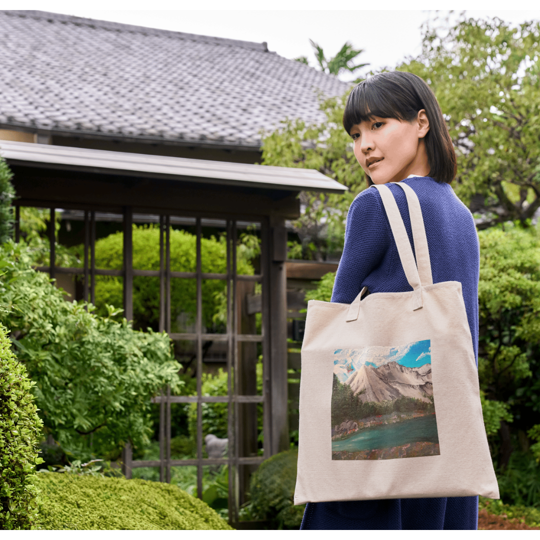 Cotton Mountain Tote Bag