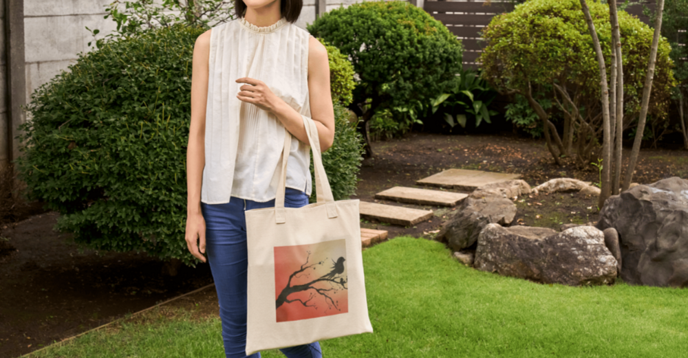 Cotton Sunset Tote Bag