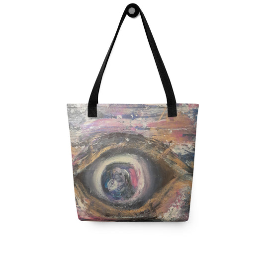 Tote Bag-Abstract Eye Design