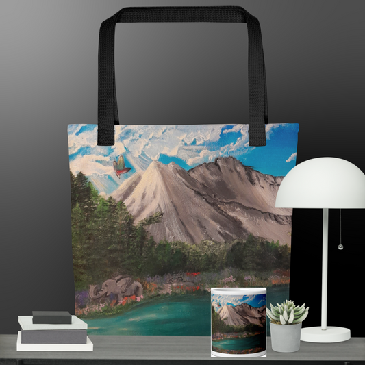 Majestic Mountain bag and Cup bundle 15%off