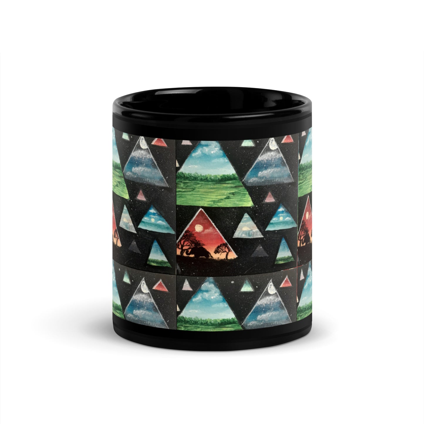 Galaxy-themed Landscape Mug