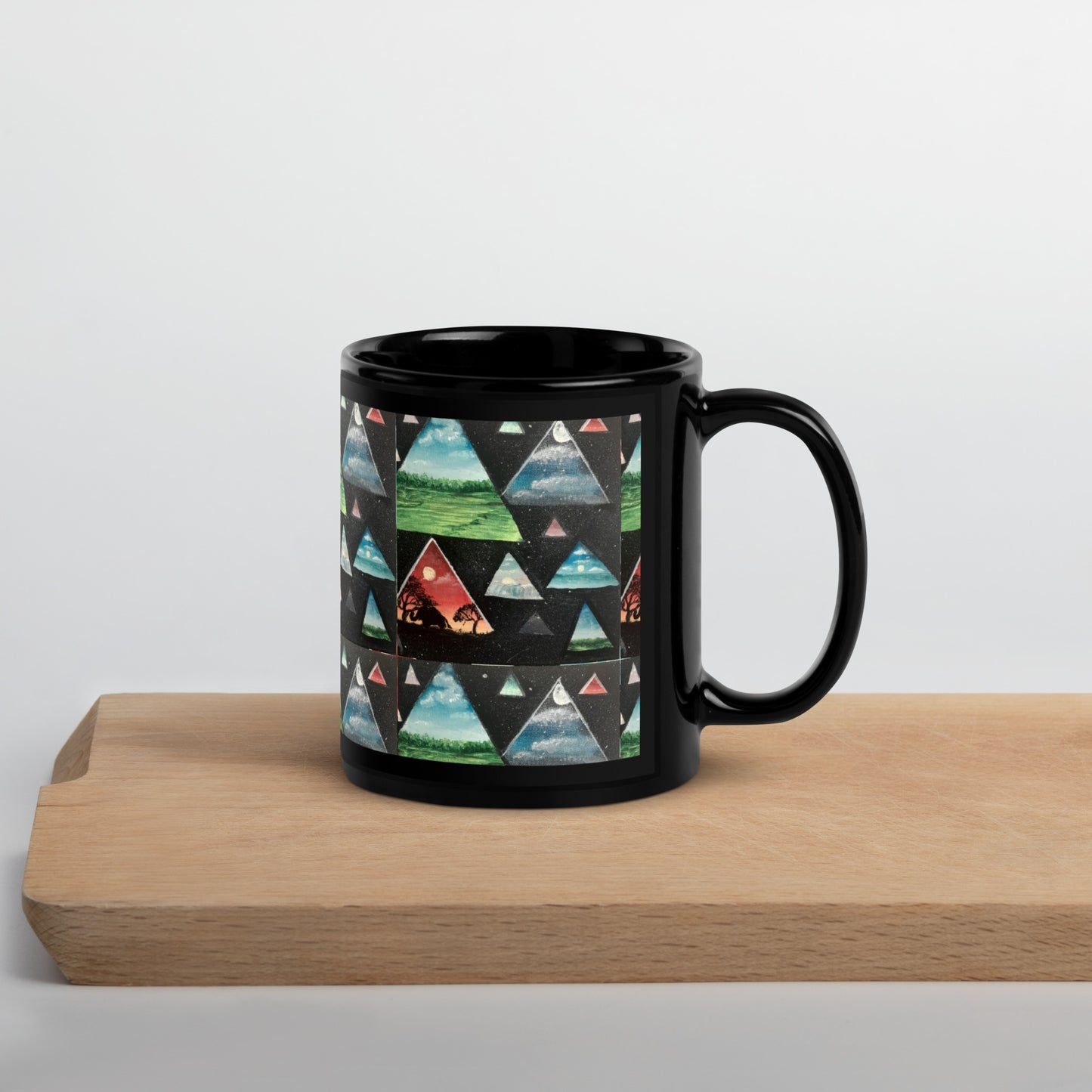 Galaxy-themed Landscape Mug