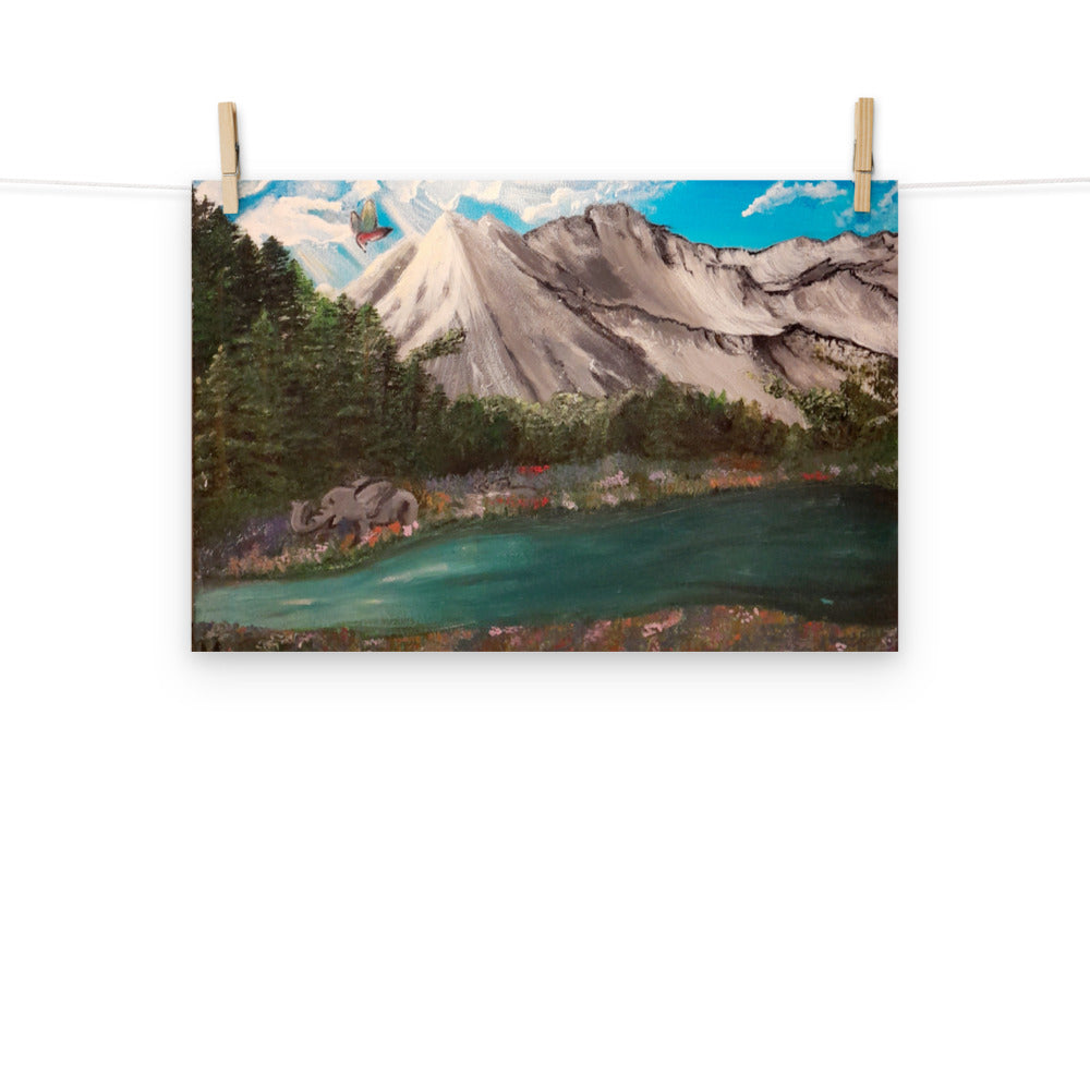 Custom Serene Mountain PRINT